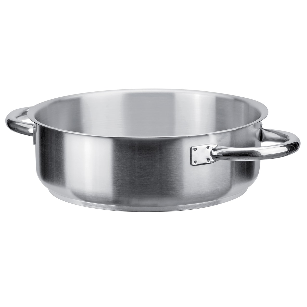 Piazza casseruola bassa "collezione chef" acciao inox triplofondo  diametro 28 cm