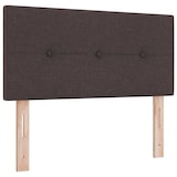 thumbnail of vidaXL Boxspringbett mit Kopfteil Dunkelbraun 80 x 200 cm Stoff