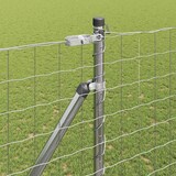 thumbnail of vidaXL Zaun mit Pfosten Silber 1,5 x 10 m Stahl