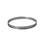 thumbnail of Cercle à tarte perforé bord roulé 8 cm en inox -  Argent / Métallique Rond Acier Inoxydable (inox  De Buyer 8.00x8.00 cm
