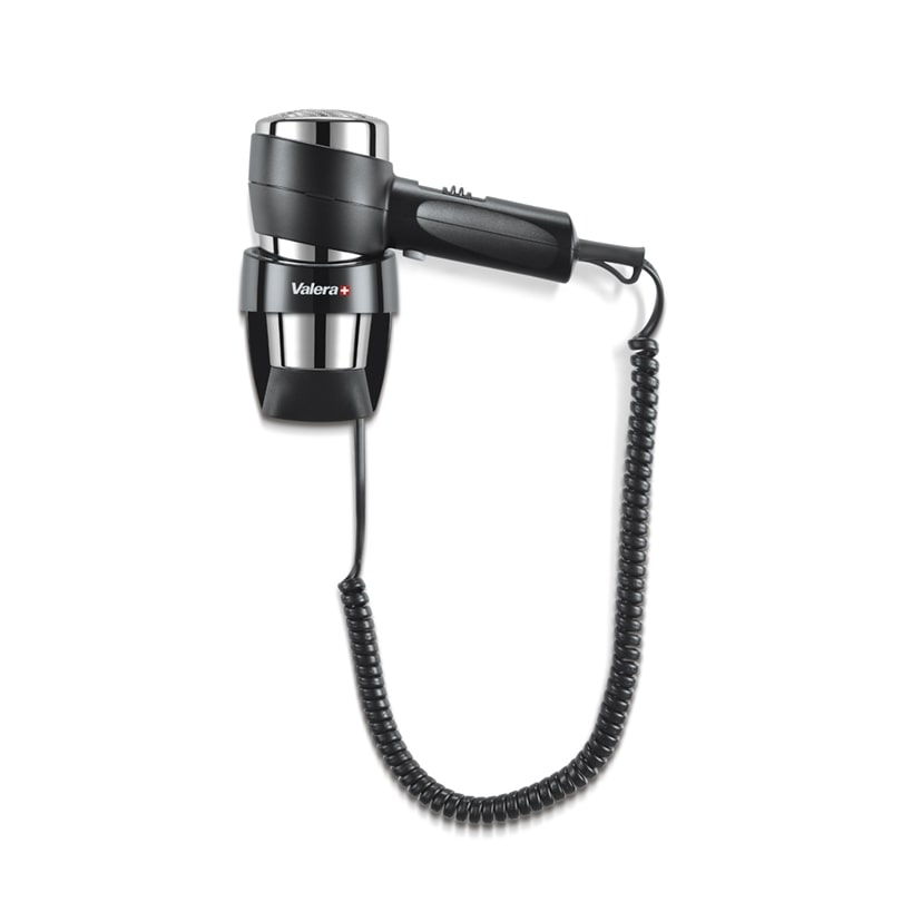 Valera Haartrockner mit Wandhalterung Action Super Plus 1800, Farbe Schwarz/Chrom, 55420079