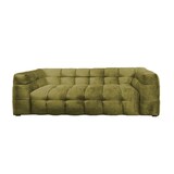 thumbnail of Sofá KAWOLA ROSARIO de 2 plazas de terciopelo verde musgo