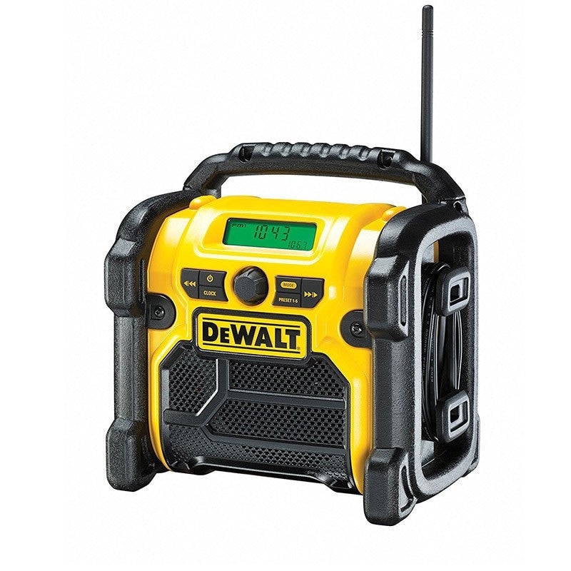DeWALT DCR019-QW Radio Arbeitsort Schwarz, Gelb