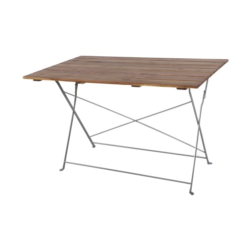 Gartentisch Biergartentisch Balkon Gartenmöbel Akazienholz klappbar 120x70 cm