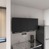 thumbnail of Móvel de parede para cozinha Paris em melamina Paris com 4 armários e 2 prateleiras