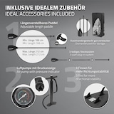 thumbnail of ECD Germany Aufblasbares SUP Board Makani 320 × 80 × 15 cm Schwarz – Komplettset mit Pumpe, Tragetasche & Zubehör, PVC Board bis 120 kg, Surfboard für