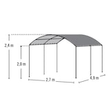 thumbnail of ShelterLogic® Carport Monarch - Folie Carport 490x270x240 cm - Beige