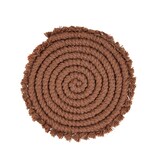 thumbnail of Bazar Bizar Onderzetter van katoen 12x12 cm donker walnoot