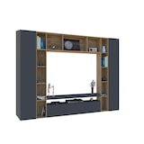 thumbnail of Mueble de Pared Moderno para Salón 270X35X210cm Antracita Mate-Arce Wotan - CHRONOS