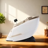 thumbnail of Massagesessel, Zero-Gravity Liegesessel, Tiefenmassage, mit Heizfunktion, Vollmassage, Bluetooth SL Schienen Weiß L140×B73×H106cm /A001-Bai/