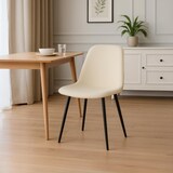 thumbnail of Set di 4 sedie da pranzo Maryam crema/Velluto