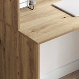 thumbnail of Scrivania artigianale in rovere 102 x 50 x 124 cm in derivati \u200b\u200bdel legno modello Vega StudioDesk Panorama