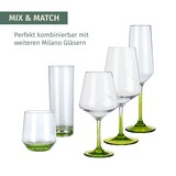 thumbnail of Milano Rotweinglas green line 2er Set aus Polycarbonat 580 ml bruchfest BPA-frei leicht ideal für Wein Aperol