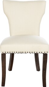 thumbnail of CHEFGASTRO 2er Set Esszimmerstuhl LOUISVILLE Stoff antik-dunkel HxBxT 90x52x59cm Stoff Creme Küchenstuhl