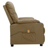 thumbnail of vidaXL Massagesessel Cappuccino-Braun Kunstleder