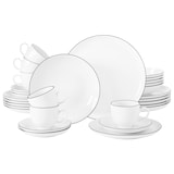 thumbnail of Seltmann Weiden Lido Black Line Kombiservice 30-teilig rund