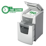 thumbnail of LEITZ Destructeur de documents IQ Auto+ Office 150 P-4 coupe croisée, 4x30mm, 150 feuilles, 44 L 80130000