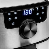 thumbnail of Princess 182037 Smarte Heißluftfritteuse 4,5 Liter, Edelstahl, Digitales Touch-Display, 8 Programme, Timer, App-bedienbar, 1500 W, Silber/Schwarz