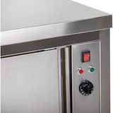 thumbnail of Armario calefactor KBS 1200x600x850 mm con alero y puertas correderas de acero inoxidable