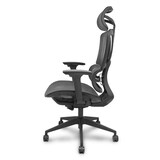 thumbnail of Silla Pro537 traslack malla negra brazos 3D ruedas nailon 60 mm