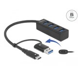 thumbnail of Delock 4 Port USB 3.2 Gen 1 Hub mit USB Type-C? oder USB Typ-A Anschluss