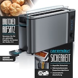 thumbnail of Arendo Frühstücks Set in Grau - Wasserkocher / Langschlitz Toaster / Eierkocher