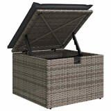 thumbnail of vidaXL Garten-Sofa-Set 4 pcs Grau 176 x 117 x 85 cm Poly Rattan