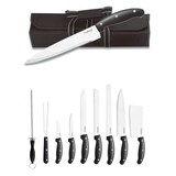 thumbnail of BBQ Grill XXL 10 tlg Messerset faltbare roll Tasche Messer Rostfrei