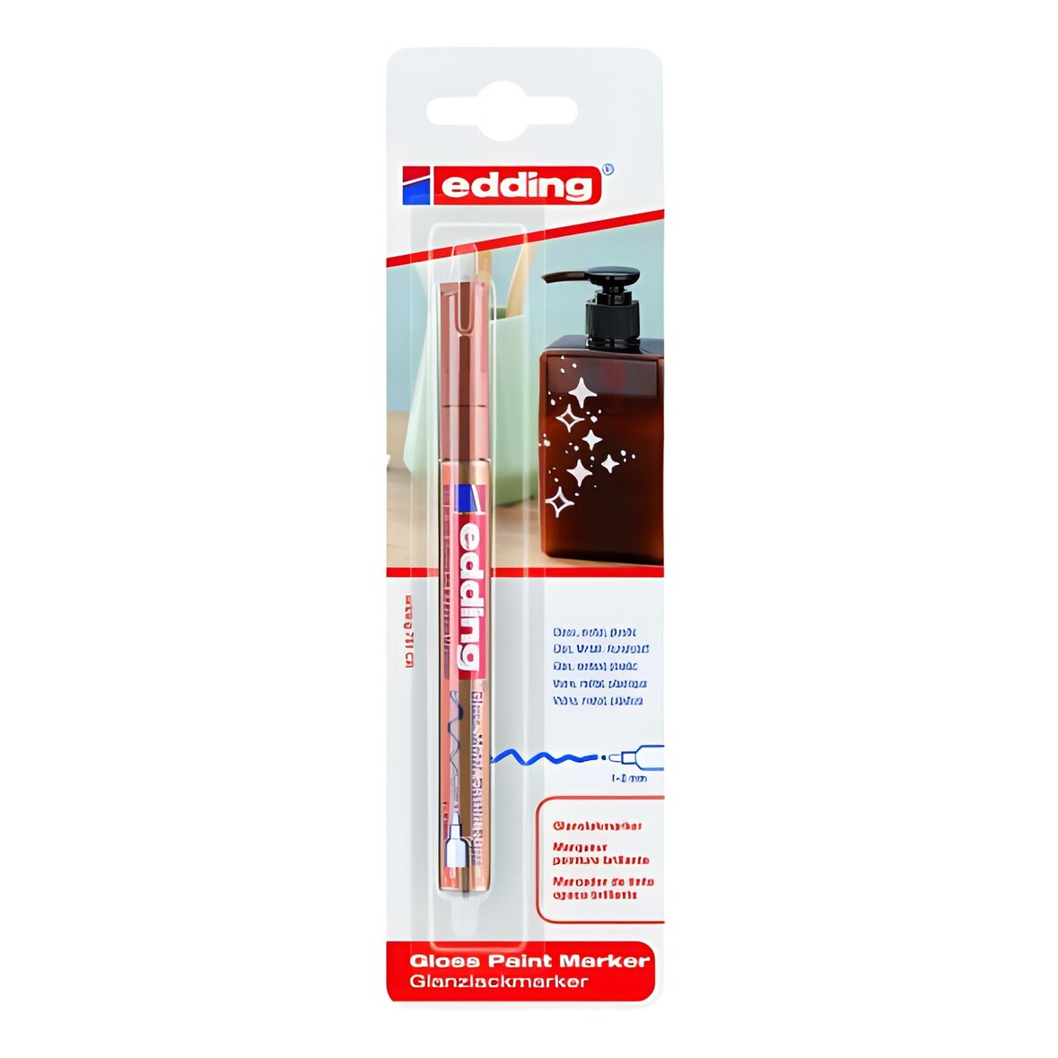 Edding Glanzlackmarker 751 1-2 mm kupfer 1er-Blister