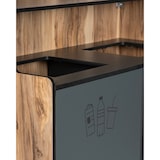 thumbnail of Mobiliara - Meuble de tri trineo -Mobile -  Exterieur - Compact finition stratifiée-  2 Bacs 70 Litres -