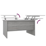 thumbnail of vidaXL Couchtisch Grau Sonoma 80x50x42,5 cm Holzwerkstoff