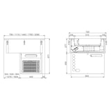 thumbnail of Combisteel inbouwkoelbak met circulatie en GN2/1