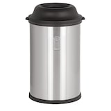 thumbnail of METRO Professional Cubo de basura, acero inoxidable, 50 L, plata / negro