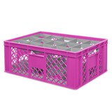 thumbnail of Gläserkiste 600x400 mm für 15 Gläser bis 205 mm Höhe/Durchmesser 109 mm, farbig