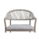 thumbnail of METRO PROFESSIONAL Stapelstoel met armleuningen, incl. kussen, staal/polyrattan/polyester, champagne