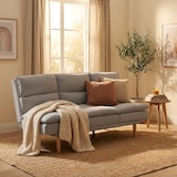 thumbnail of Divano letto clic clac 2 posti in tessuto con schienale reclinabile Livra - Grigio-DI3316GC