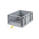 thumbnail of PROREGAL Eurobox NextGen Insight Cover | HxBxT 17x30x40 | 16 Liter | Niedrig/Gelb | Eurobehälter, Transportbox, Transportbehälter, Stapelbehälter