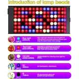 thumbnail of Lâmpada de Cultivo, Lâmpada LED para Cultivo, Espectro Completo com 98 LEDs, Lâmpada de Cultivo Hidropónico VETS
