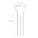 thumbnail of Relaxdays Regenmesser Vintage mit Erdspieß, Deko Niederschlagsmesser, antik, 12cm 5 inch, Glas, Metall, verziert, bronze