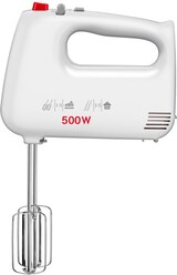 thumbnail of MPM MMR-19 Batidora de Varillas Amasadora Especial Repostería 5 Velocidades + Turbo, Accesorios Acero Inox 500W Blanco