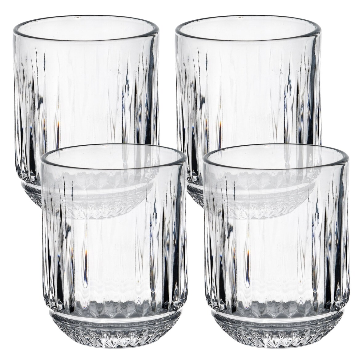 San Ignacio - Set mit 4 transparenten 300-ml-Glasbechern