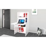 thumbnail of Web Furniture DALIA Scrivania Dritta Melaminico   Bianco Laccato