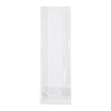 thumbnail of 1000x Blockbodenbeutel mit Siegelnaht transparent  80 + 40mm x 240mm 50my