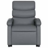 thumbnail of vidaXL Massagesessel mit Aufstehhilfe Elektrisch Grau Kunstleder