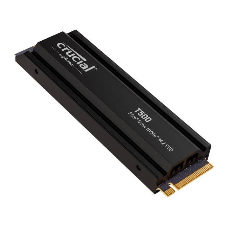 Crucial - Ct1000t500ssd5 - Ssd Interne - 1to - M.2 - Heatsink
