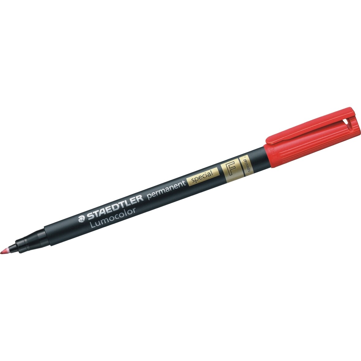Folienstift Lumocolor F special rot Packung mit 10 Stück