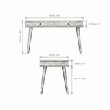 thumbnail of Ocrea Escritorio Mid-Century, Pino Macizo y MDF de Alta Resistencia, 100 x 50 Cm.