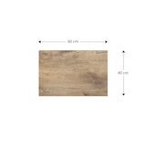 thumbnail of ALLboards Lavagna magnetica in acciaio LEGNO 60x40cm MetalBoards lastra adatta per tutti i tipi di calamite