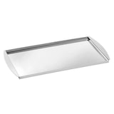 thumbnail of Planche à pain en bois et acier inoxydable avec couteau   47,5 x 26 cm