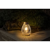 thumbnail of LED Deko-Solarleuchte h: 21,5cm silber